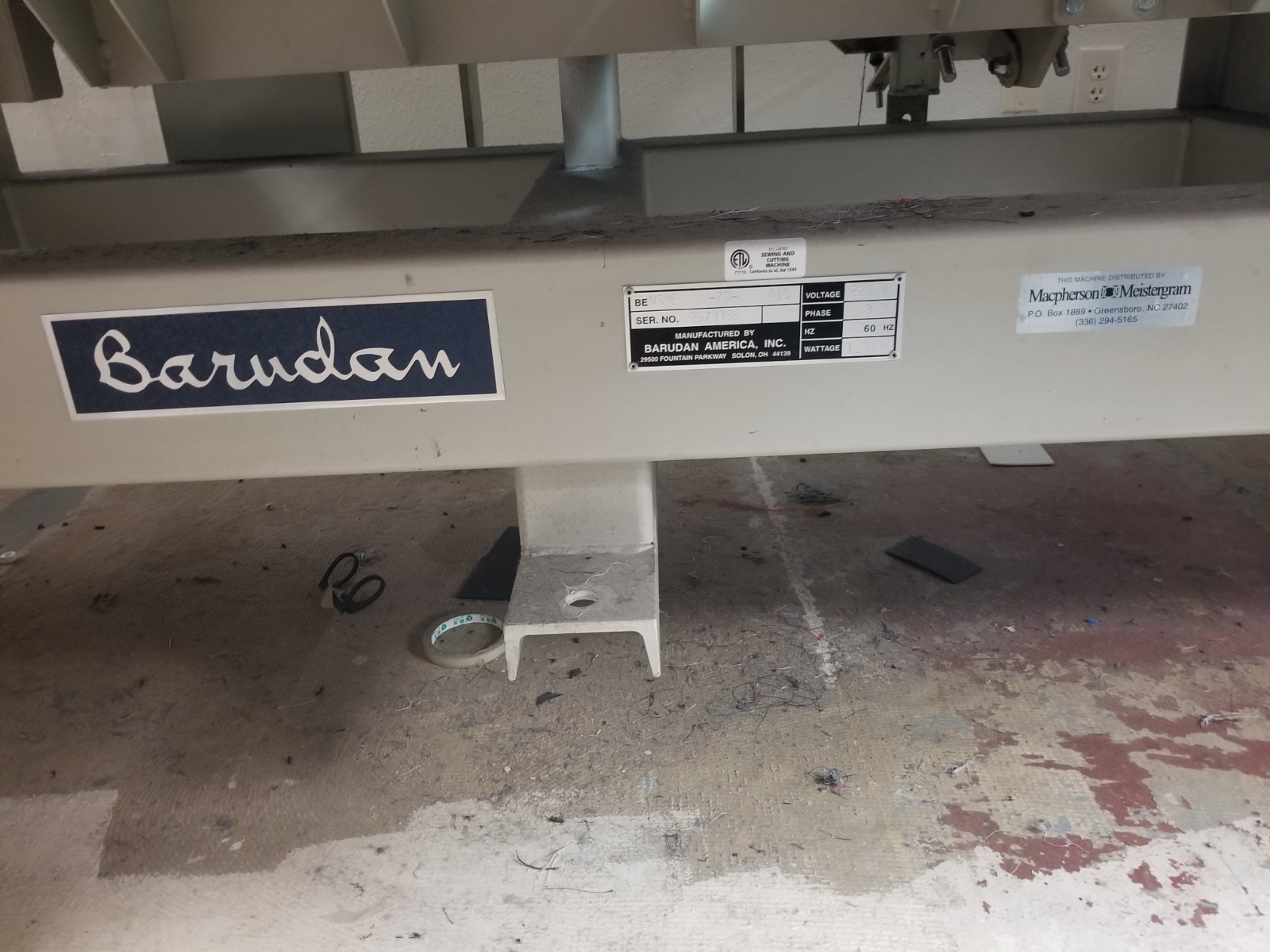 Brudan 15 Head Embroidery Machine