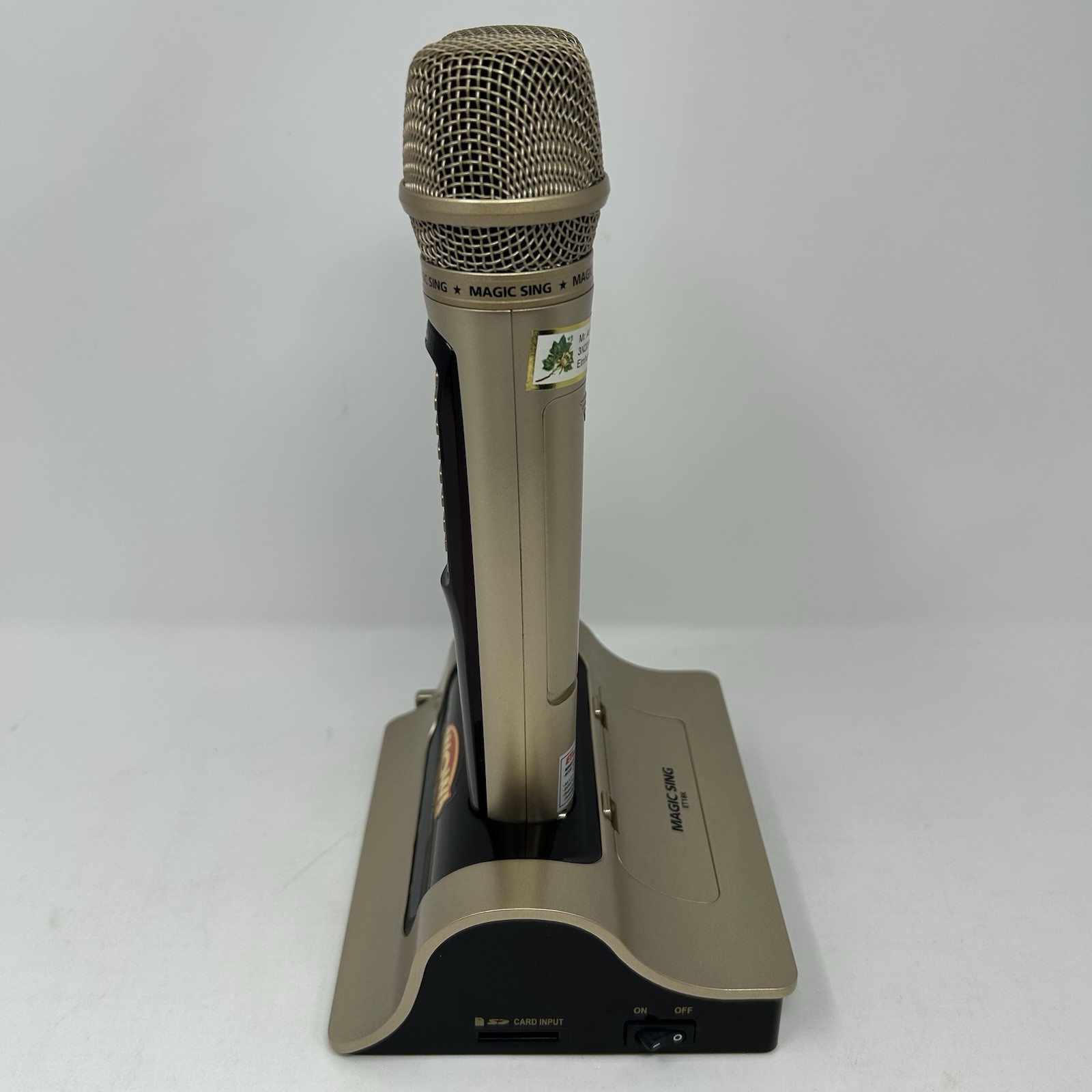 🔴 Magic Sing ET18K Karaoke Portable w/ 2 Microphone Case Cables Install CD
