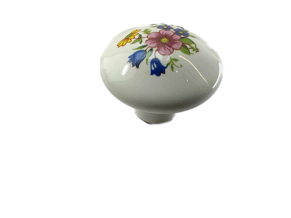 Lot of 28 Liberty Ceramic Knob P95713C-WF-C Flower Details NEW FREE FAST SHIP