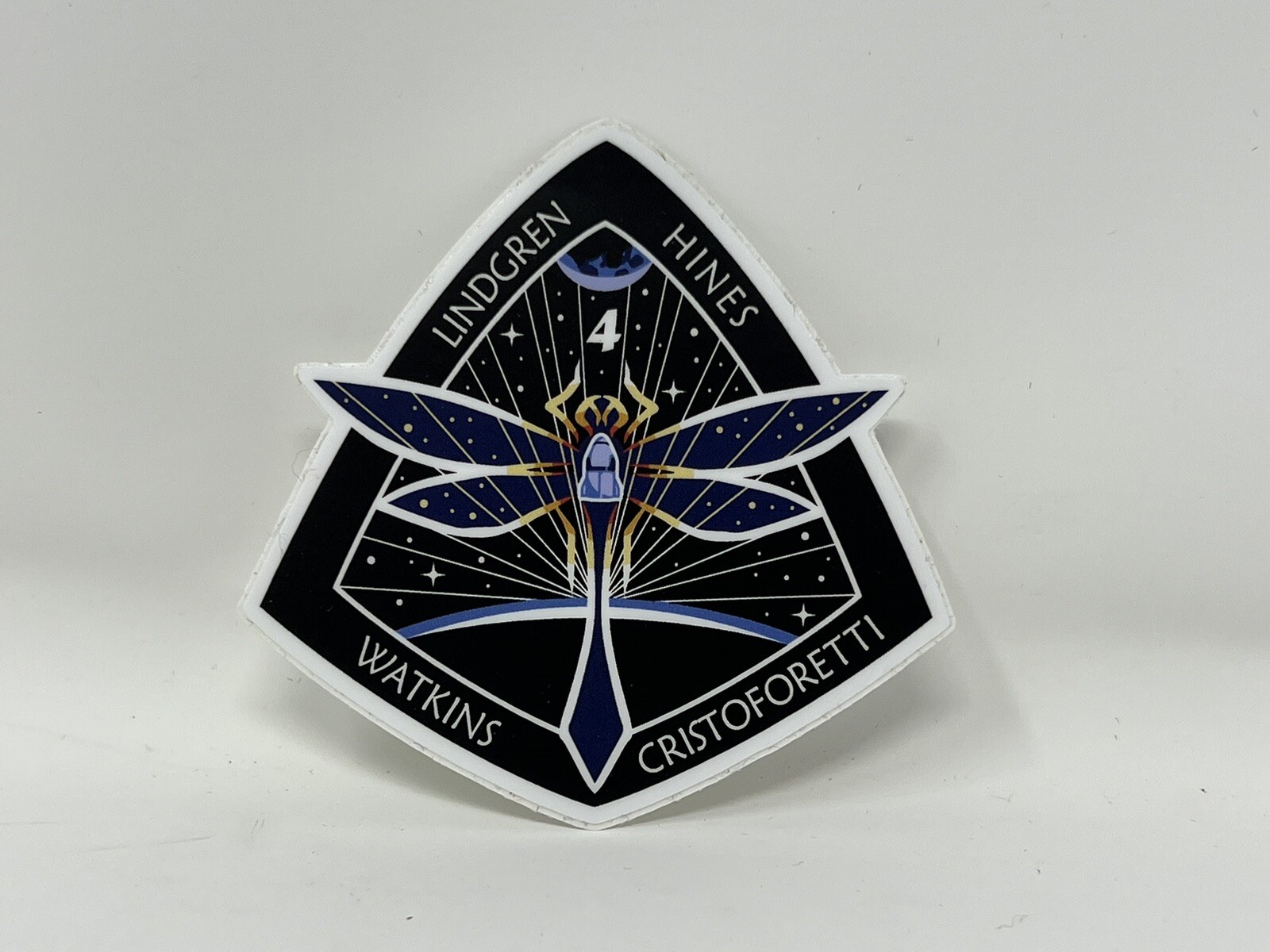 SpaceX Crew-4 NASA Human Space Flights Dragon 3” Vinyl Sticker