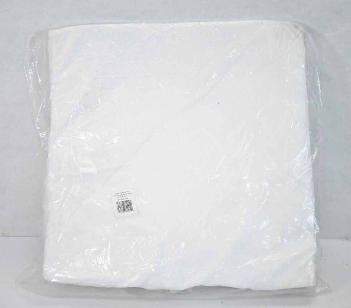 DMI Orthopedic Foam Bed Wedge Pillow White Poly/Cotton 7"x24"x24" 802-8026-1900