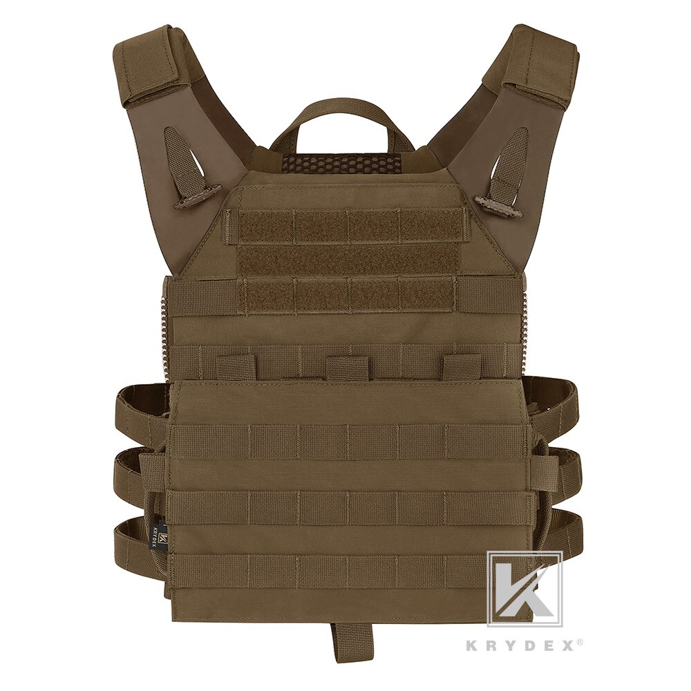 KRYDEX JPC2.0 Plate Carrier MOLLE Panel Tactical Body Armor Coyote Brown