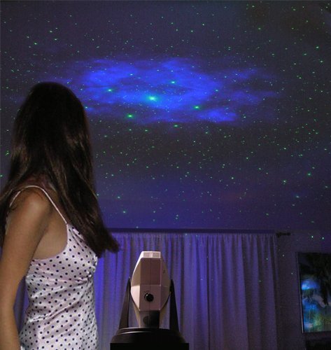 Laser Twilight Stars Projector Night Light Effect and Blue Cloud