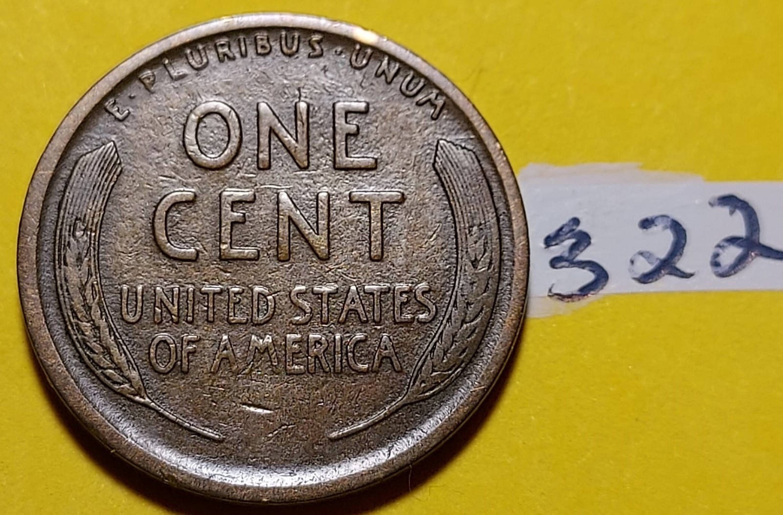 1916-S Lincoln Wheat Cent Fine #322