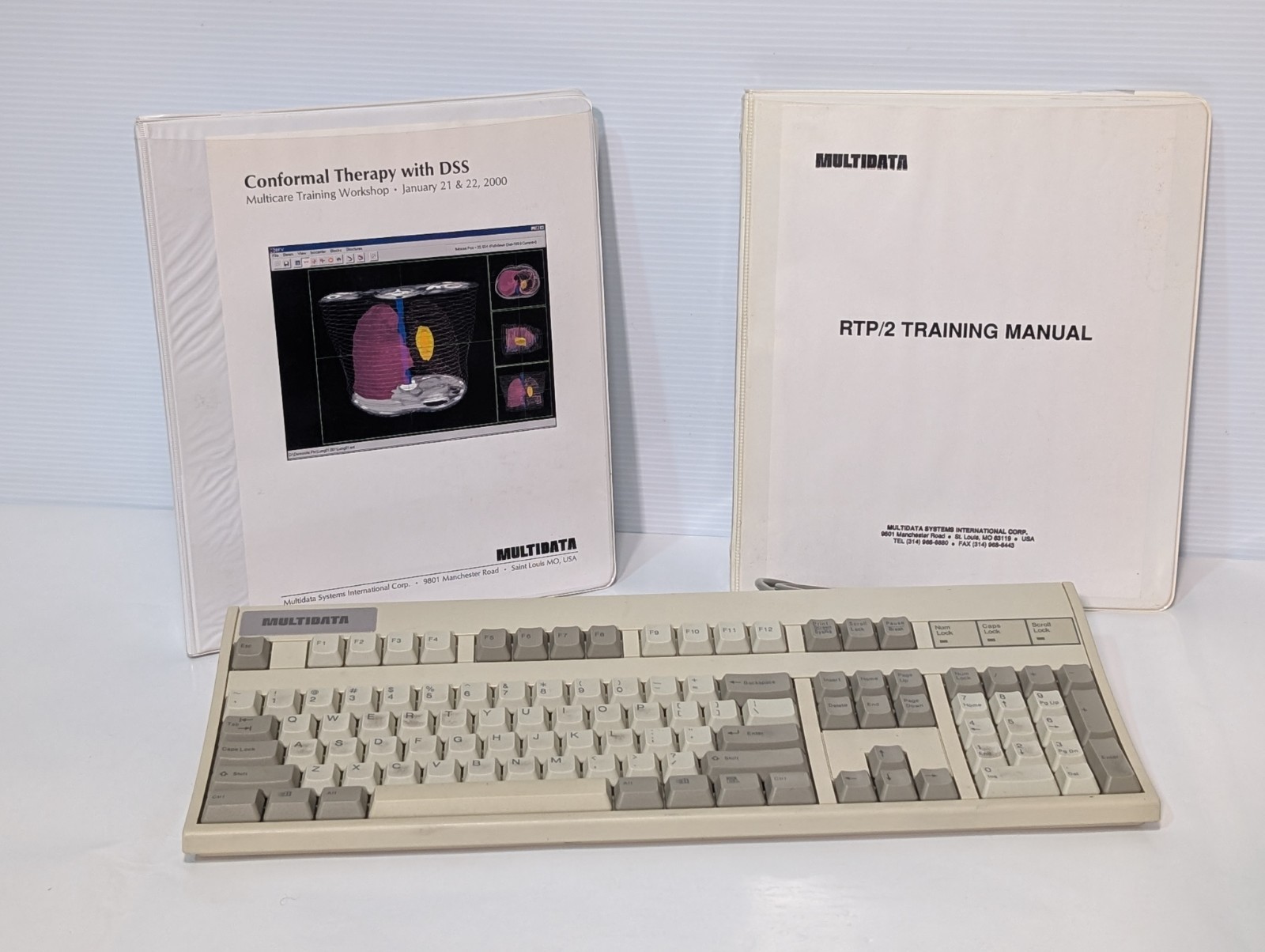 MULTIDATA FKB8725-601 keyboard N860-8725-T601 with DSS + RTP/2 reference manuals