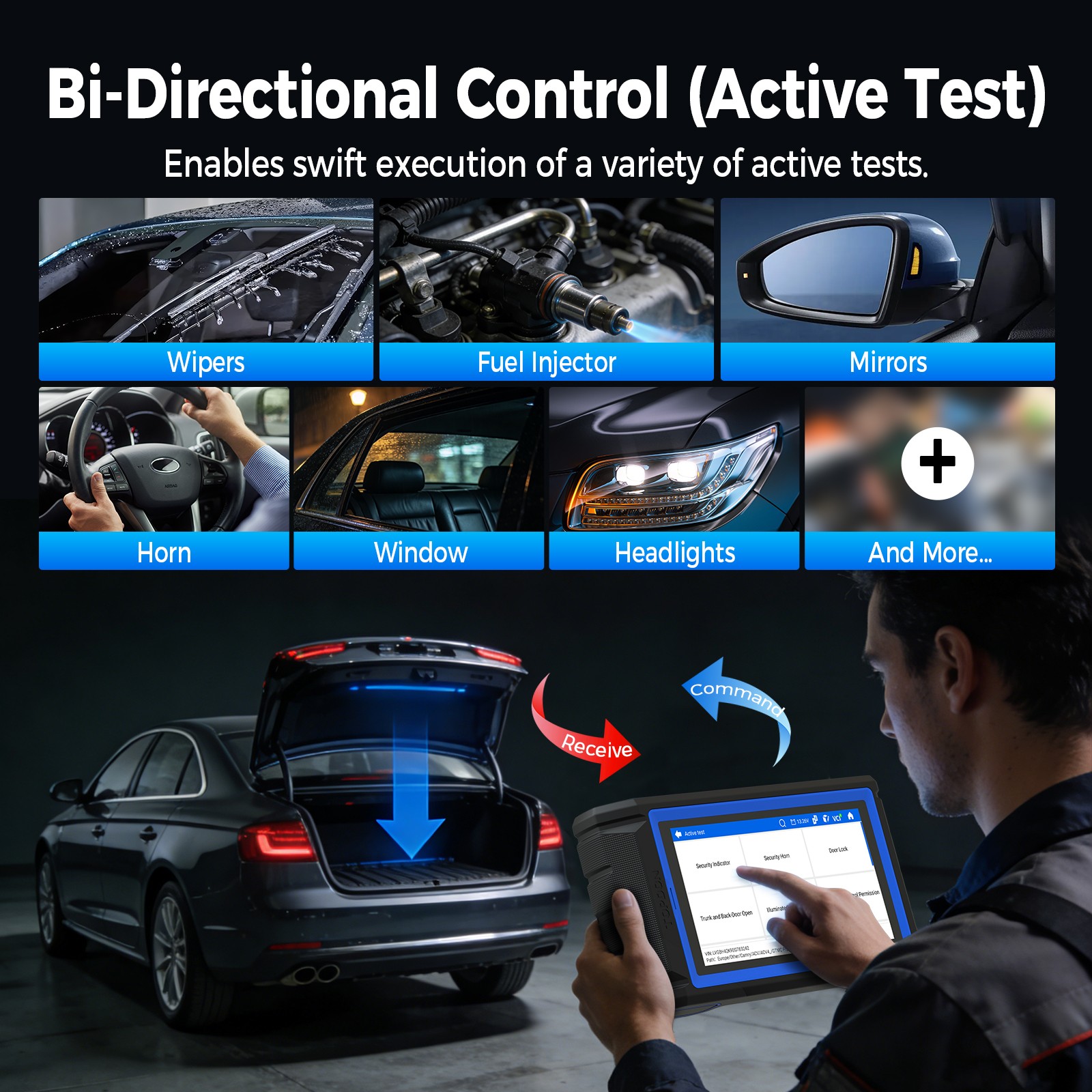 2026 TOPDON VeriDiag X800BT OBD2 Scanner Bidirectional All System Tool 34+ Reset