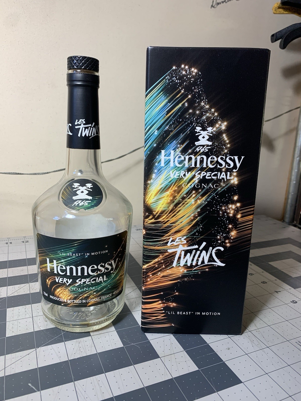 Hennessy Very Special Cognac In Motion Les Twins “Lil Beast” Empty Collectors
