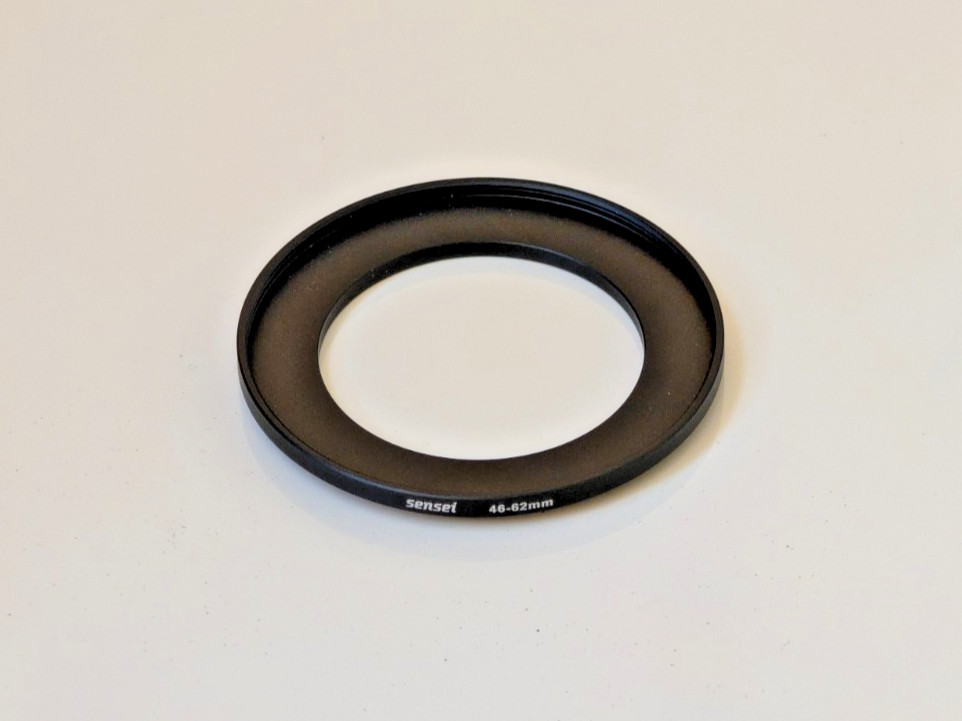 Sensei 46-62mm Metal Step Up Stepping Lens Filter Adapter Ring