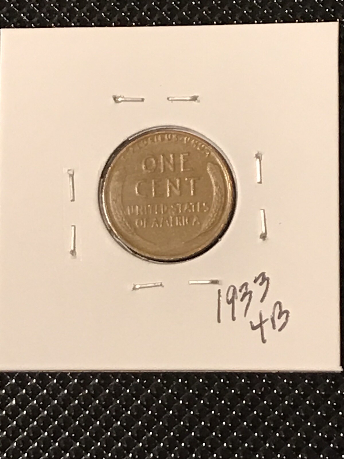 1933 Lincoln Cent Upper Grade Item 4-B