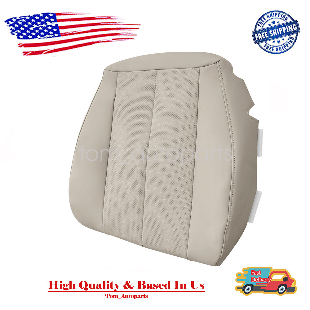 Driver Side Bottom Leather Seat Cover Tan Perf For 2010 - 2014 Subaru Outback