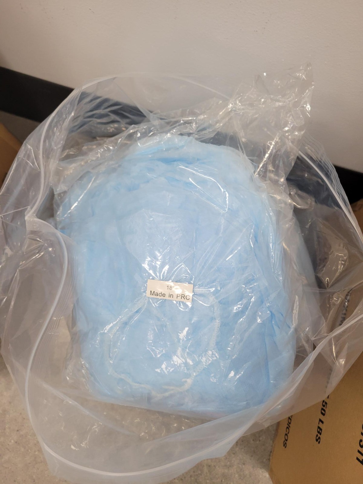 Bouffant Cap 18' - Blue, bag of 700