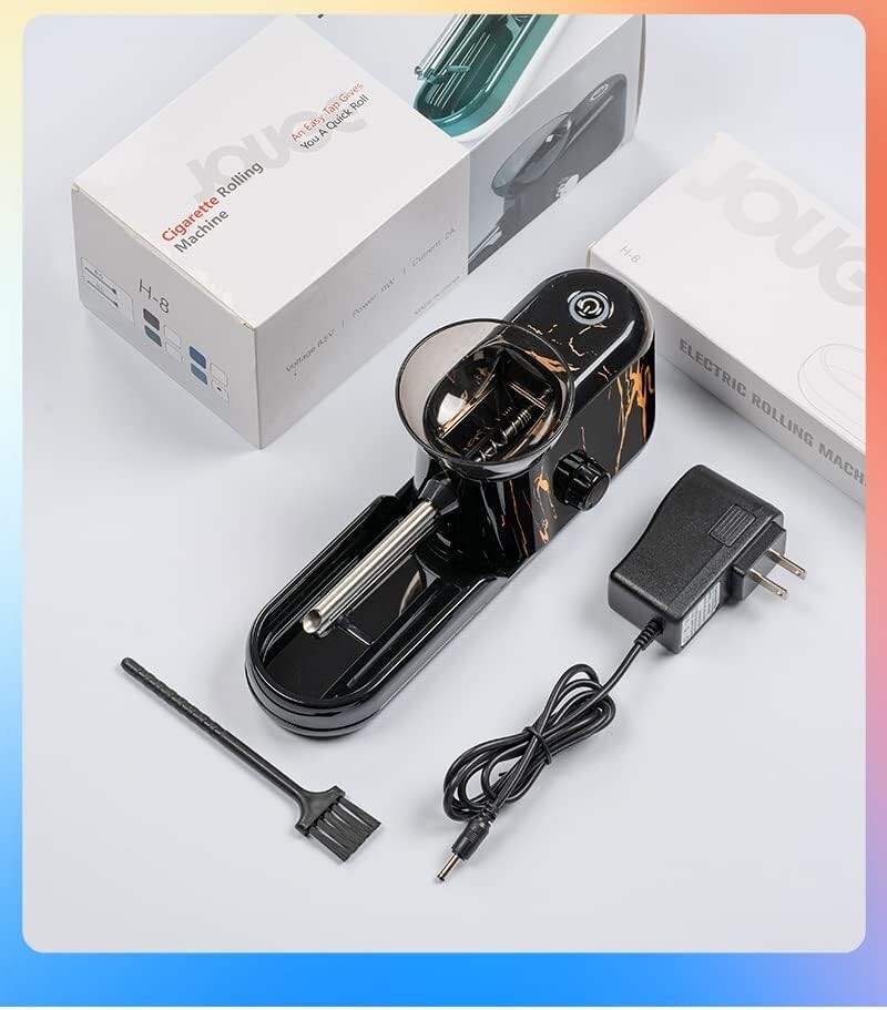 Electric Cigarette Rolling Machine, Portable Tobacco Injector Machine can Grind
