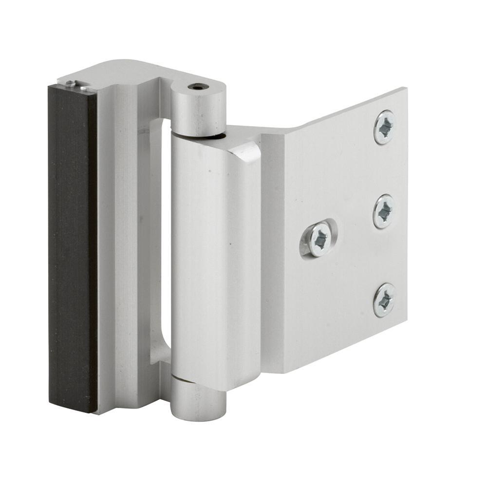 Prime-Line Satin Nickel Door Blocker Entry Door Stop U 10827 - New Read