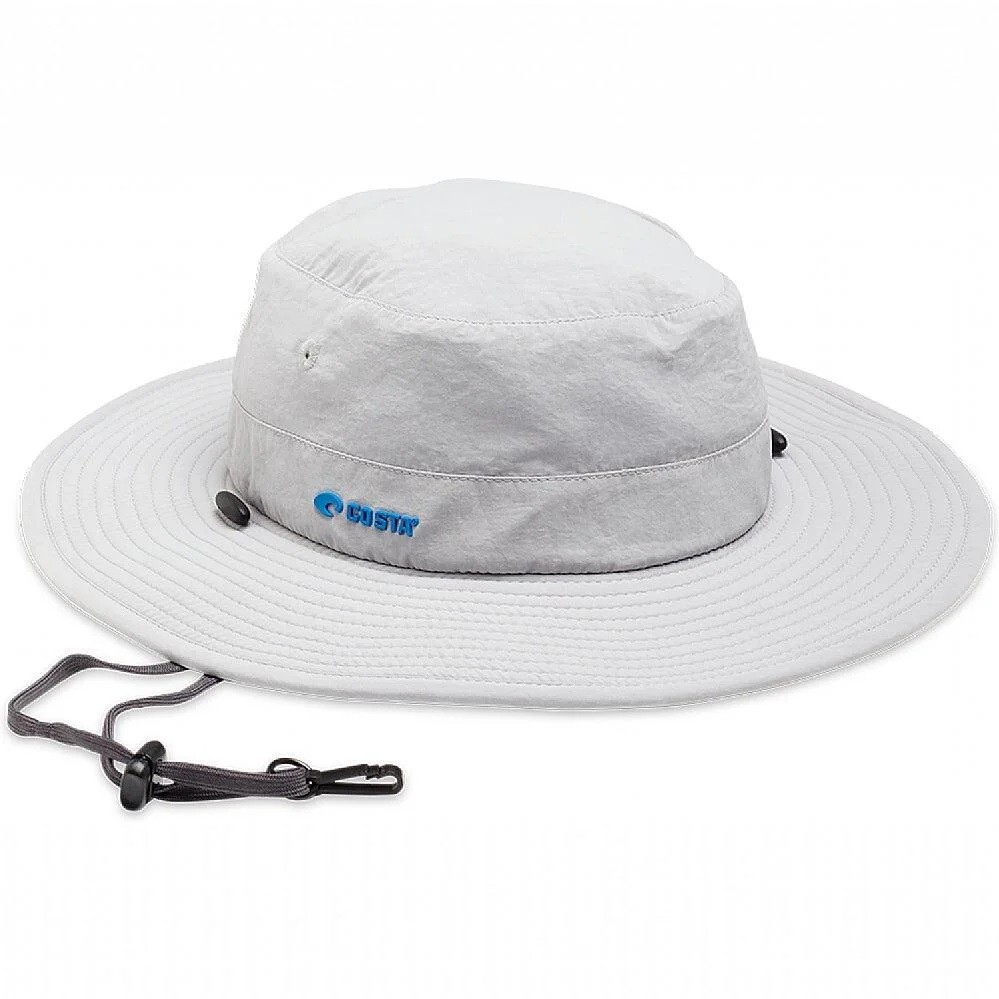 Costa Del Mar Boonie Hat Bucket Fishing Sun Cap UPF +50 - Color Grey- NEW!