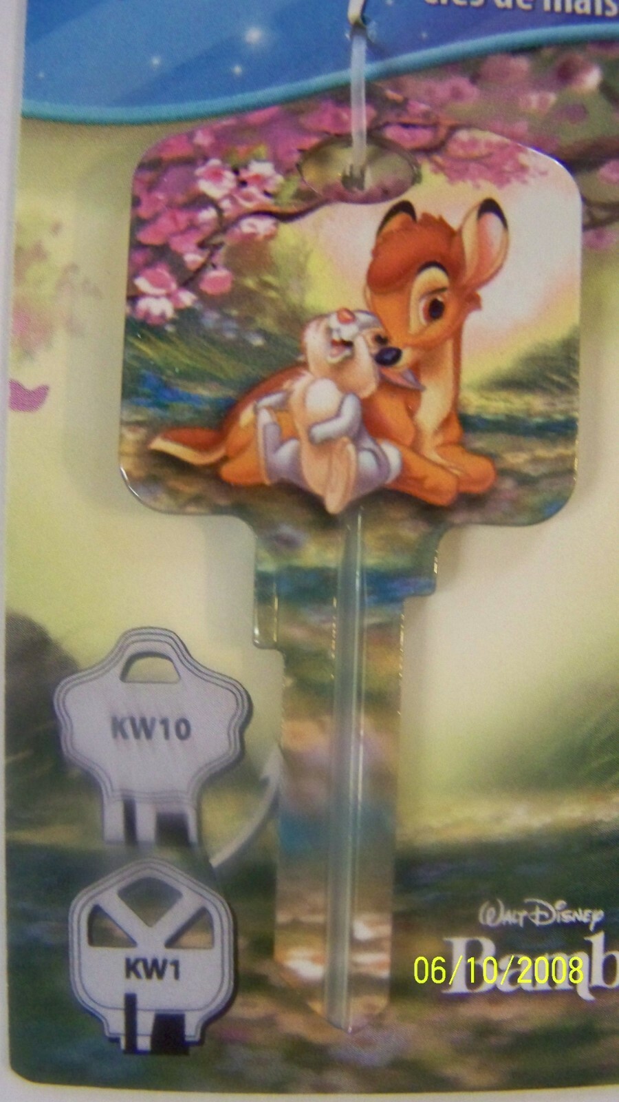 Bambi & Thumper Disney Kwikset KW1/KW10 house key blank