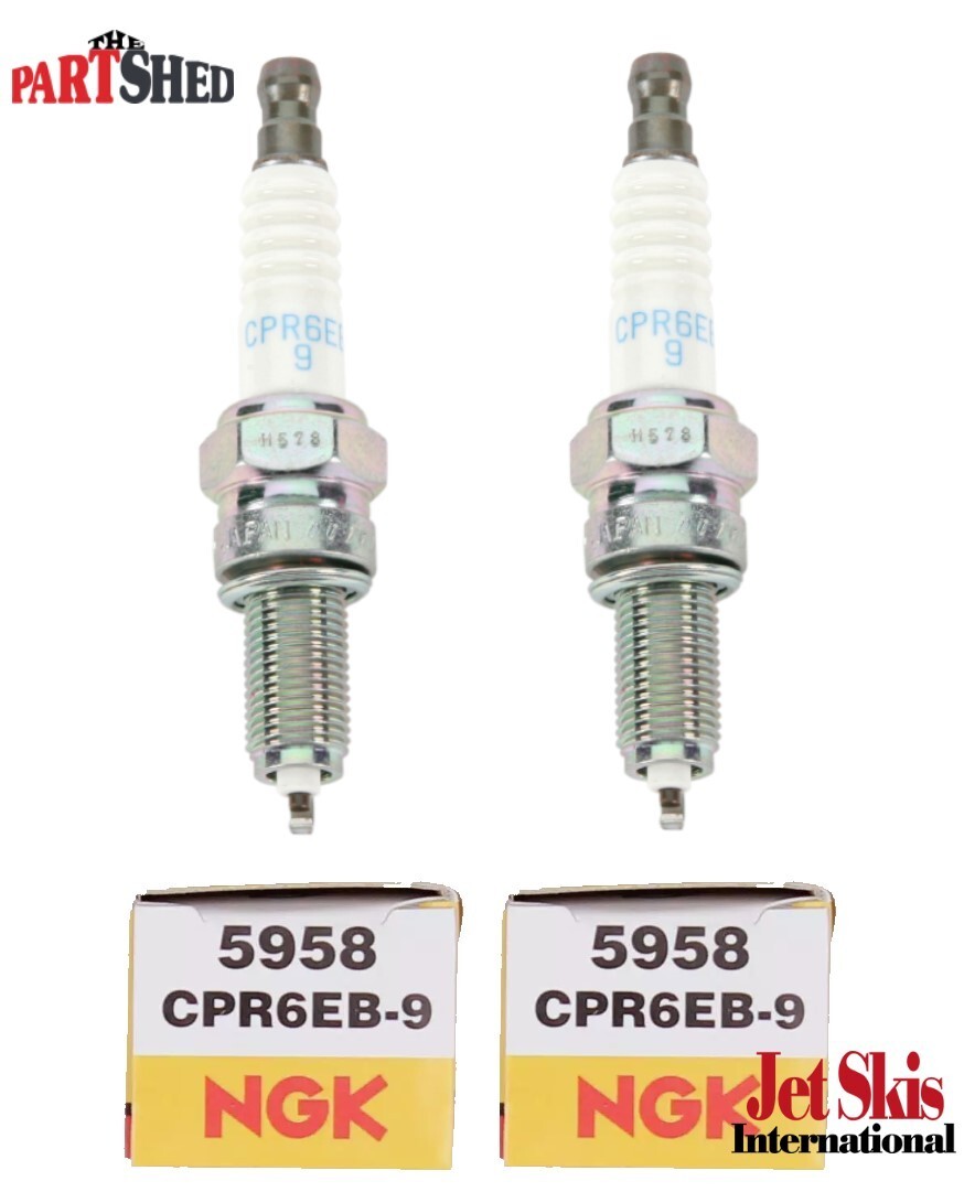 Genuine NGK Spark Plug CPR6EB-9 CPR6EB9 5958 - 2 Pack