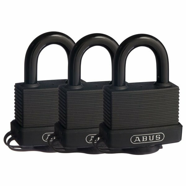 ABUS Weatherproof Padlocks -7045TRIPLESC-45mm-Triple Pack Keyed Alike-Free Post