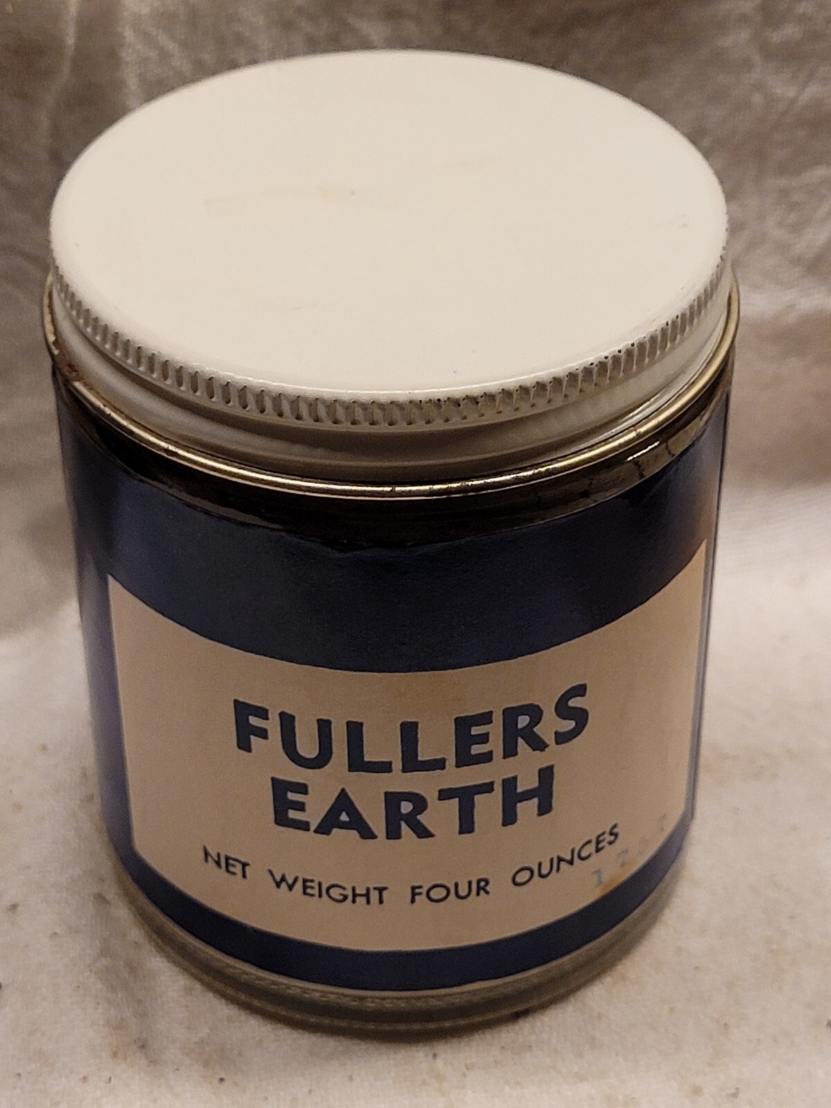 CRESTLINE FULLER'S EARTH JAR ORIGINAL LABEL