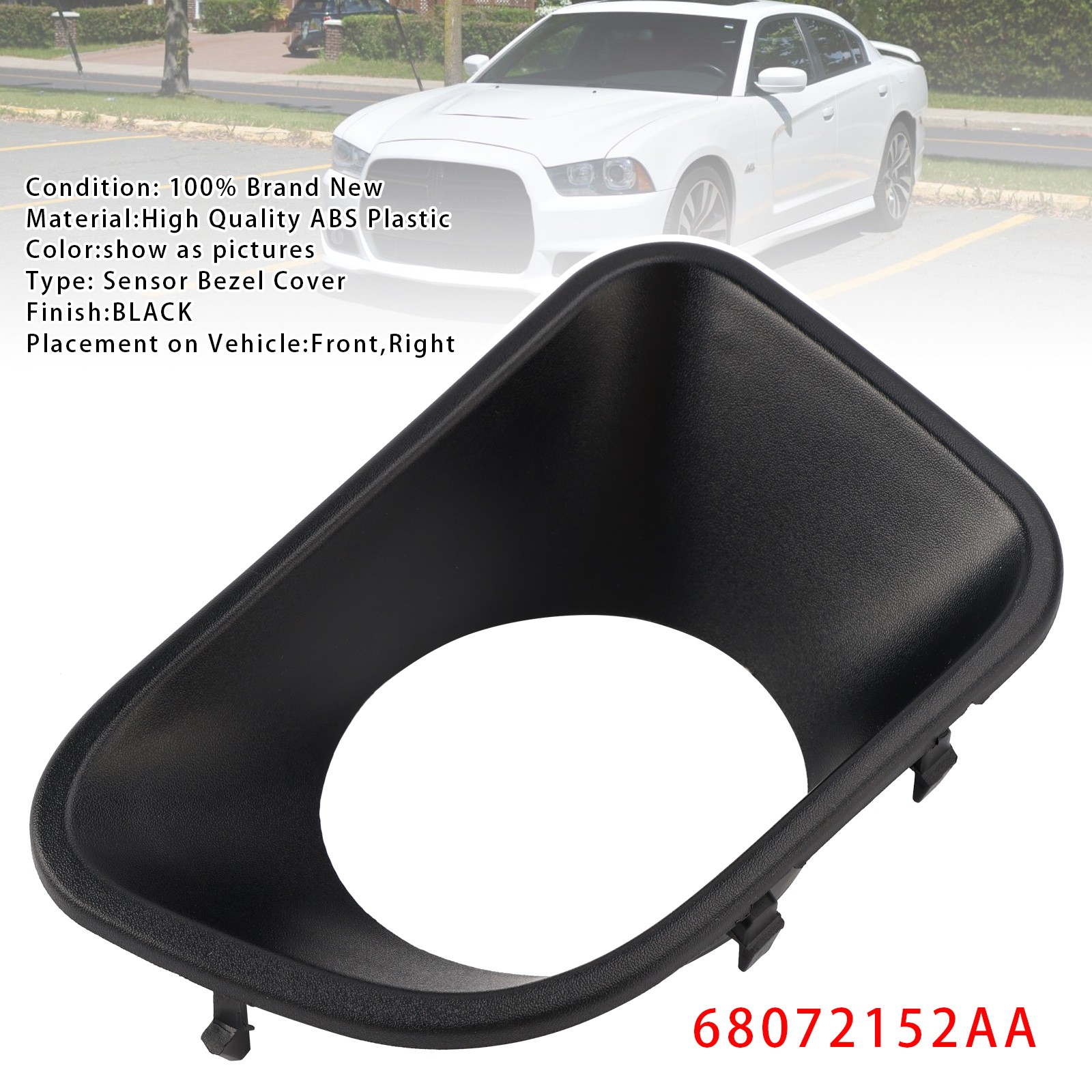 Adaptive Cruise Control Bezel Cover For Dodge Charger SRT8 12-14 68072152AA
