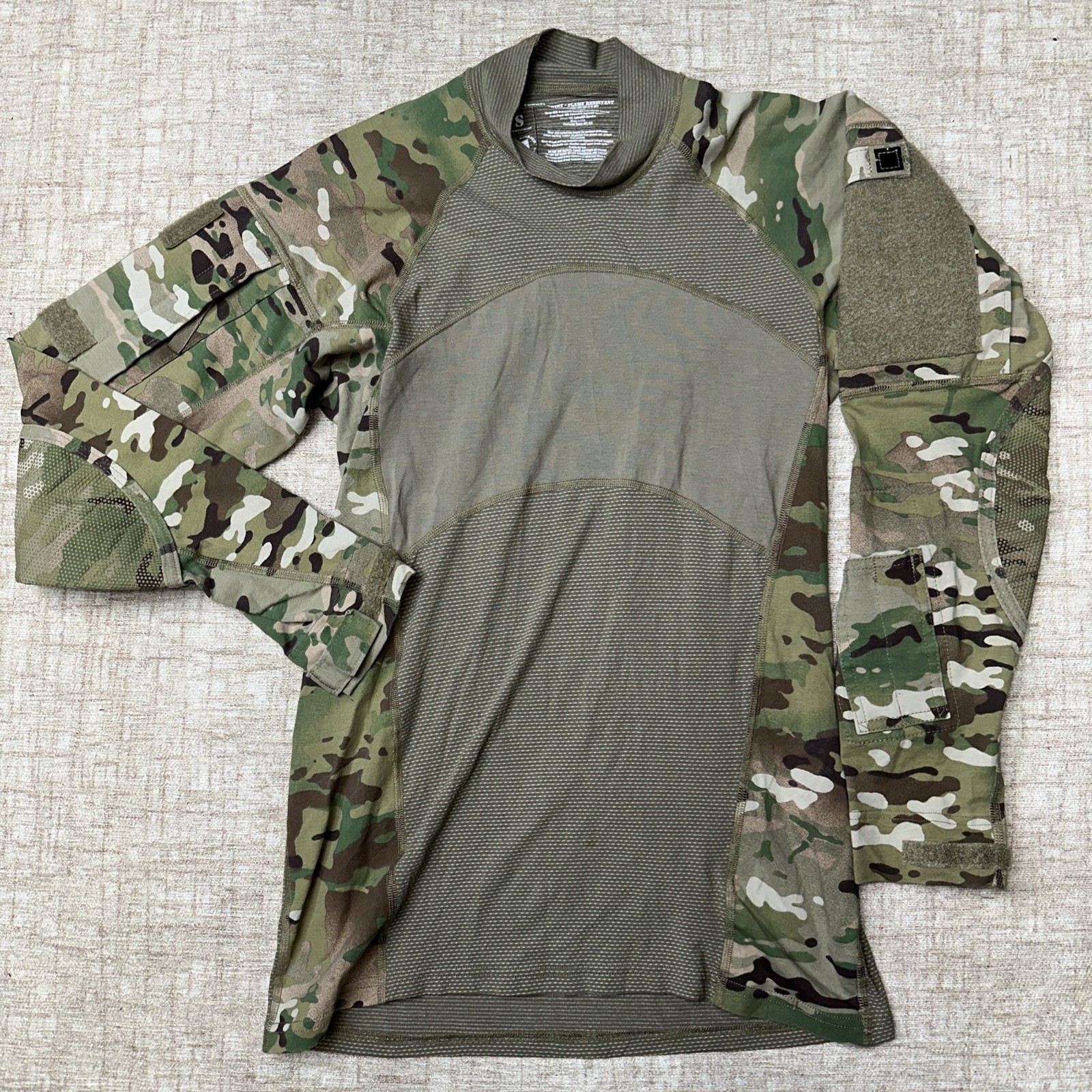 Massif Army Combat Shirt ACS Multicam OCP Flame Resistant Tactical USGI Men's S