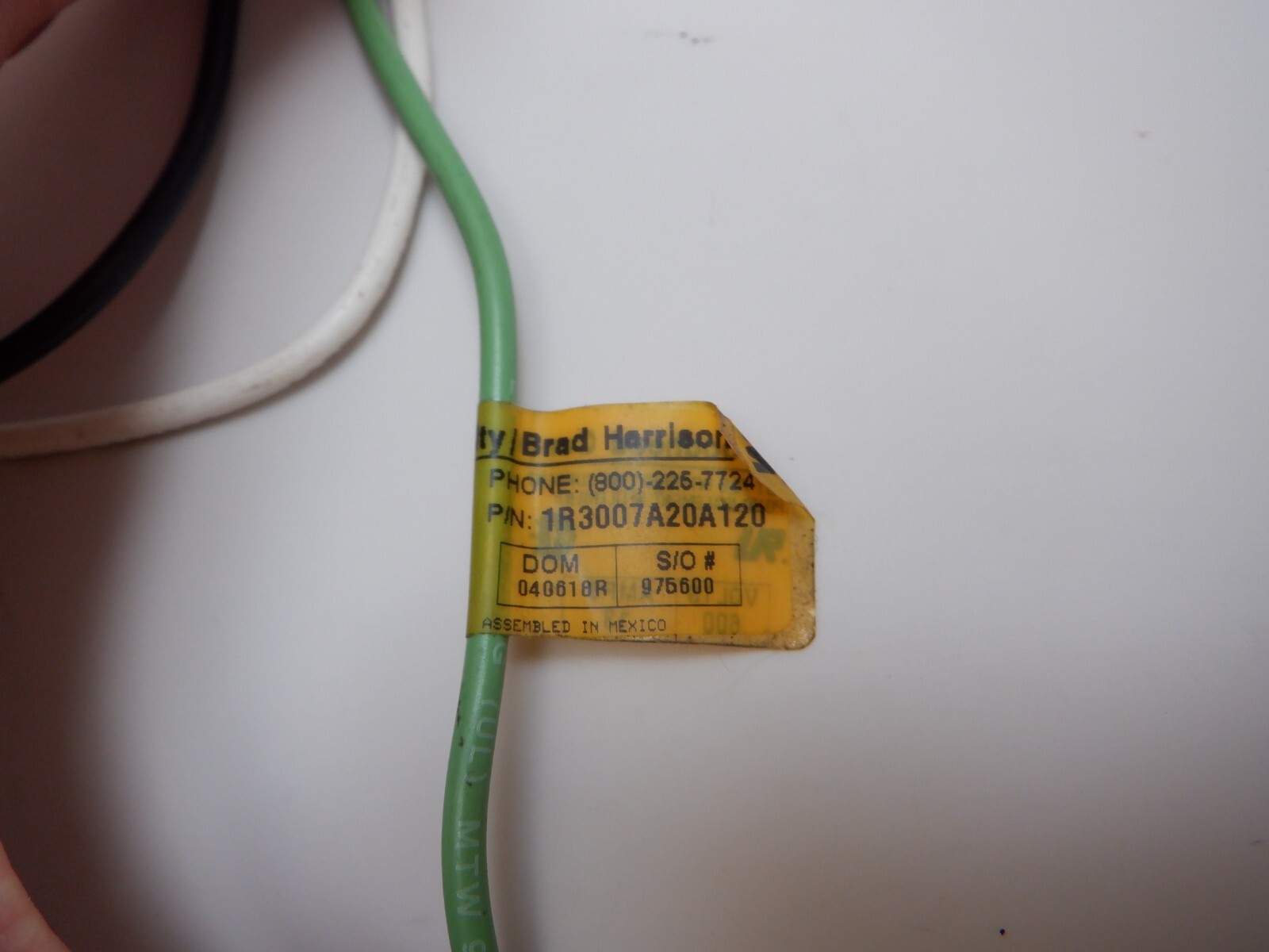 Brad Harrison 1R3007A20A120 Cordset Cable