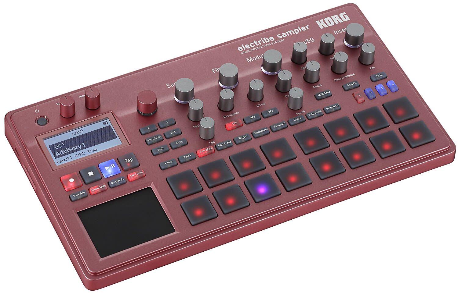 Korg ELECTRIBE2SRD Electribe Sampler in ESX Red with V2.0 Software