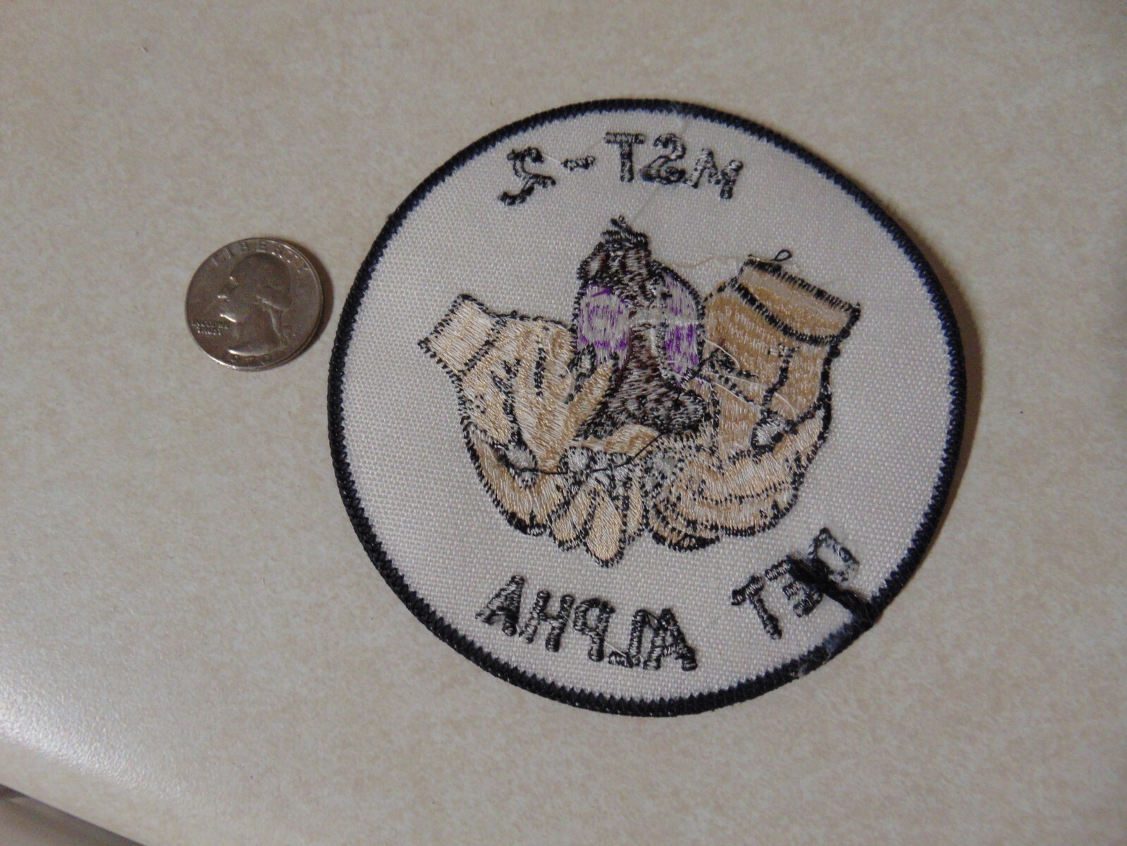 MILITARY PATCH OLD VIETNAM ERA MST-2 DET ALPHA