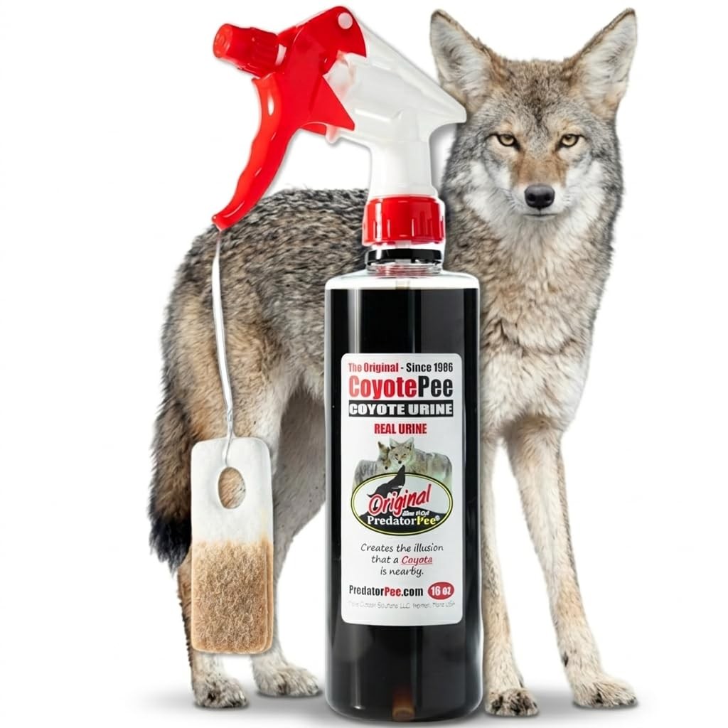 PredatorPee 100% Coyote Urine Kit Territorial Marking Scent Kit Creates Predator