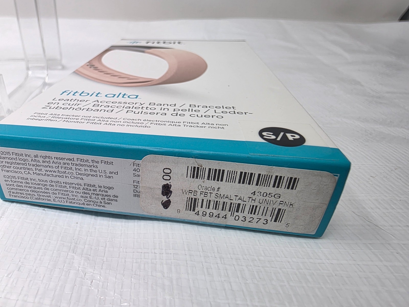 Fitbit Alta Leather Band Replacement Accessory Small Pink Original New Sealed