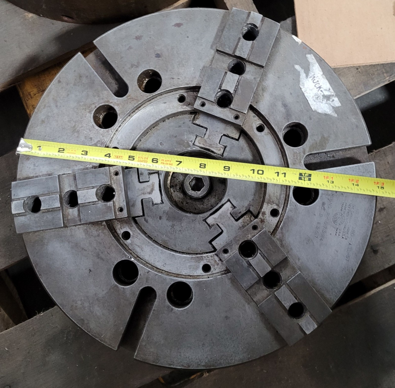 Skinner Chuck Co - 15” - 3 Jaw Chuck