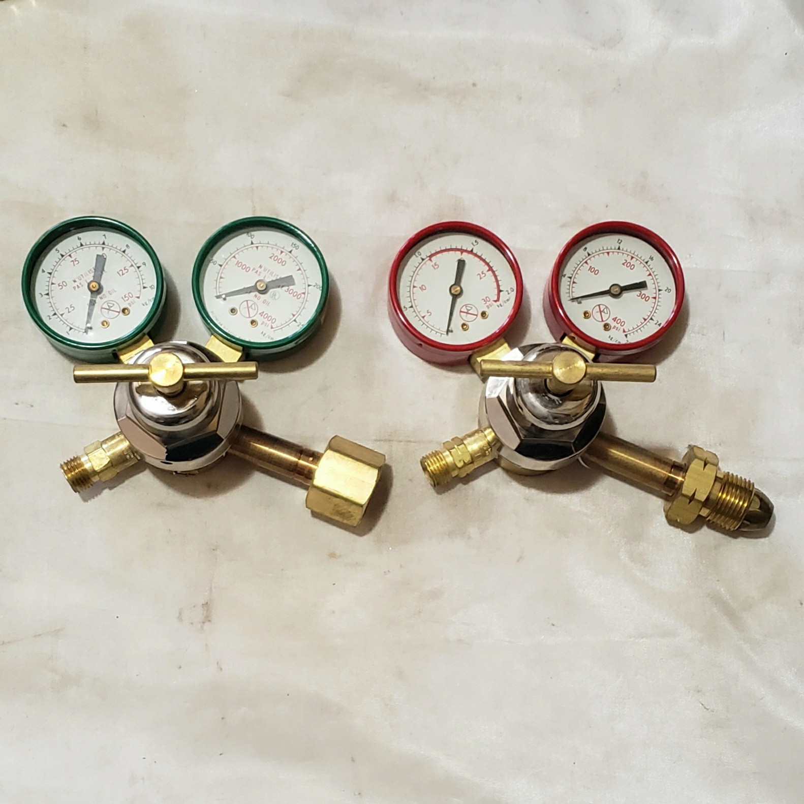 Smith Regulator Set H1910C-540 Oxygen H1945C-510 Acetylene Cutting Welding Torch