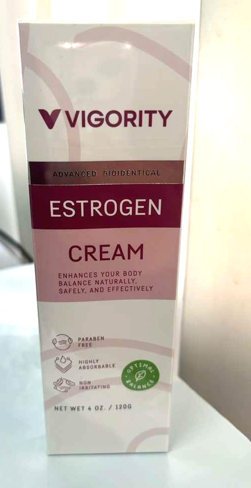 Vigority Estrogen Cream For Women - Menopause Relief - 4 fl oz