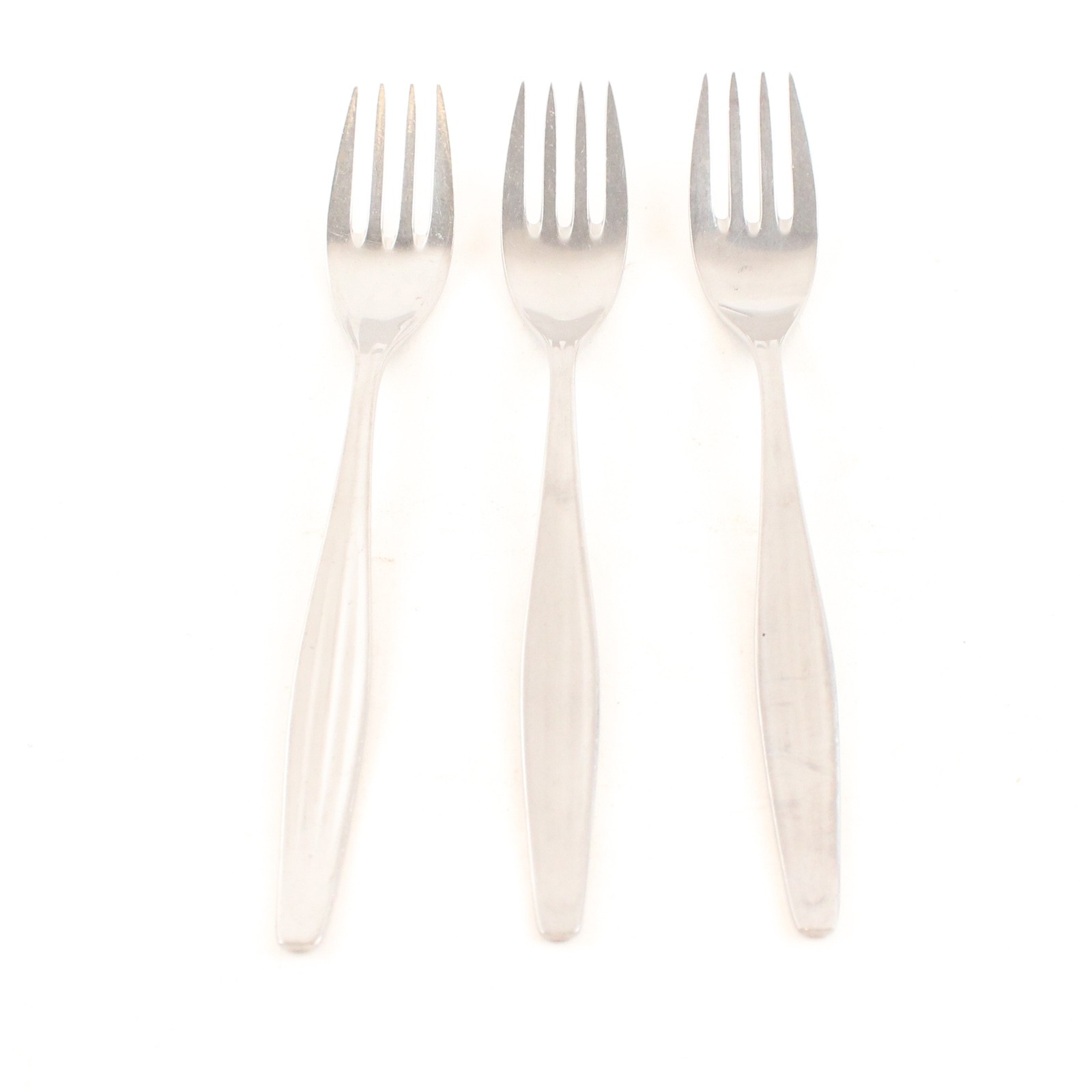 Lot of 3 WMF Atlanta-Motion Solid Stainless Steel Dinner Forks 7.5"