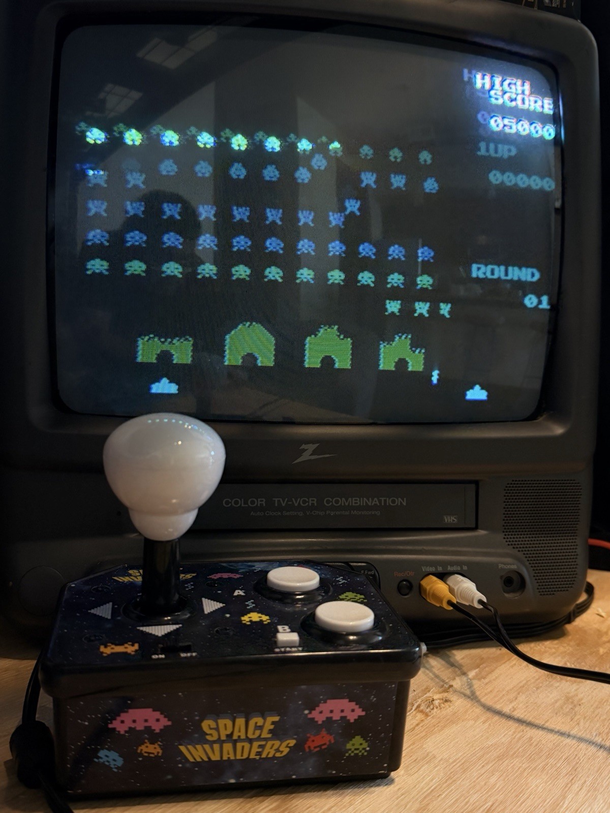 Space Invaders Plug-and-Play Joystick Arcade Game Controller