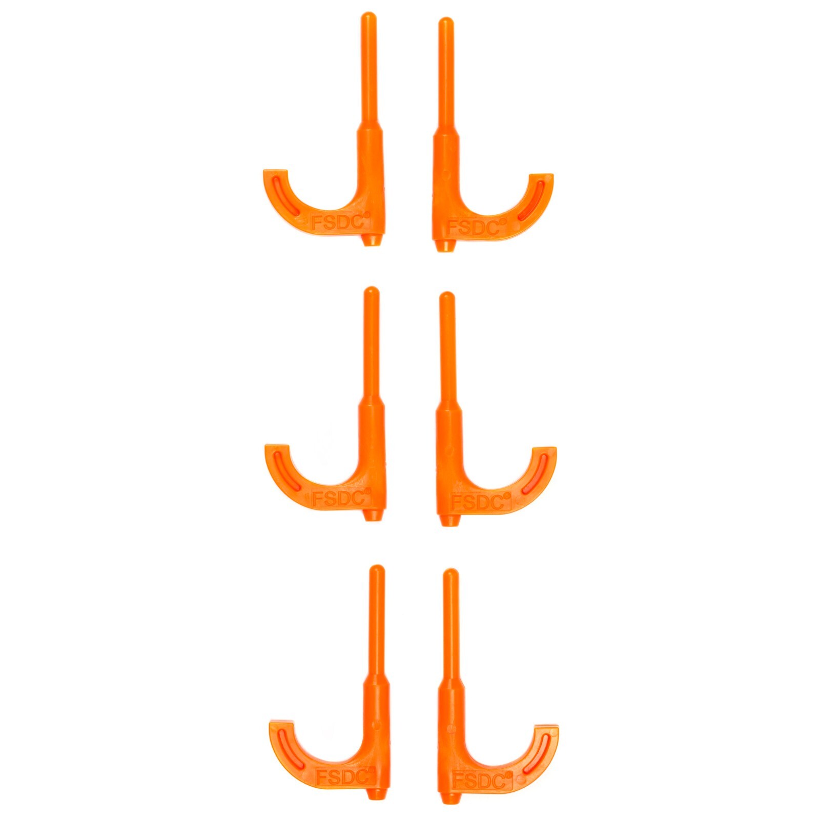Firearm Safety Devices Chamber Flag Orange Rifle .22 and Larger 6 pack 550RRCF