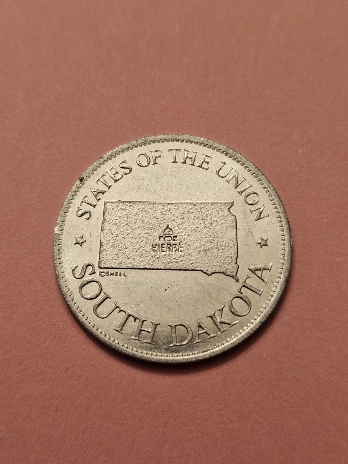 SHELL'S COIN GAME SOUTH DAKOTA 1969 VERSION 1 ALM-UNC RARITY INDEX 85 FREE SHIP