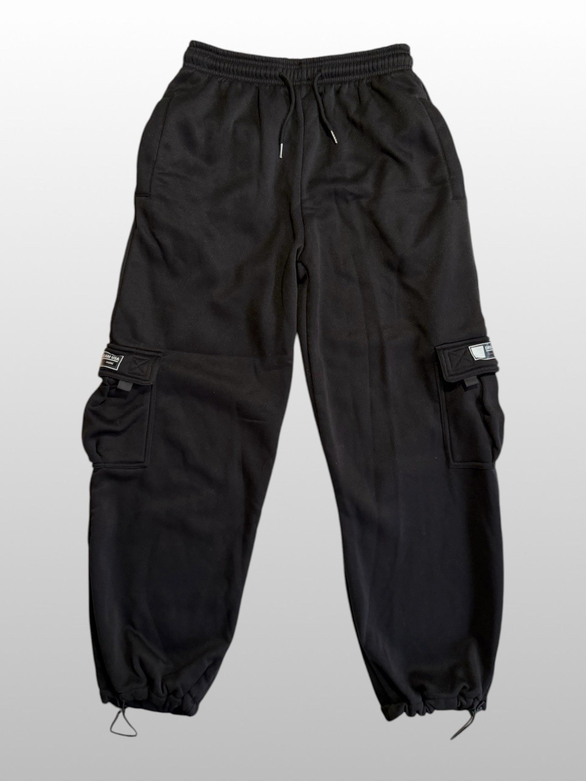 Men’s Fleece Trouser Sweatpants Size Medium In Black