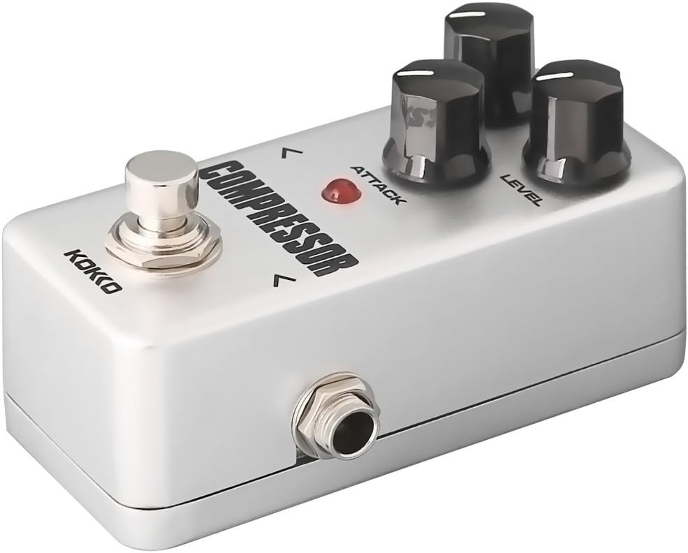 LED Indicator Mini Compressor Effects Pedal - Perfect for Home or Studio