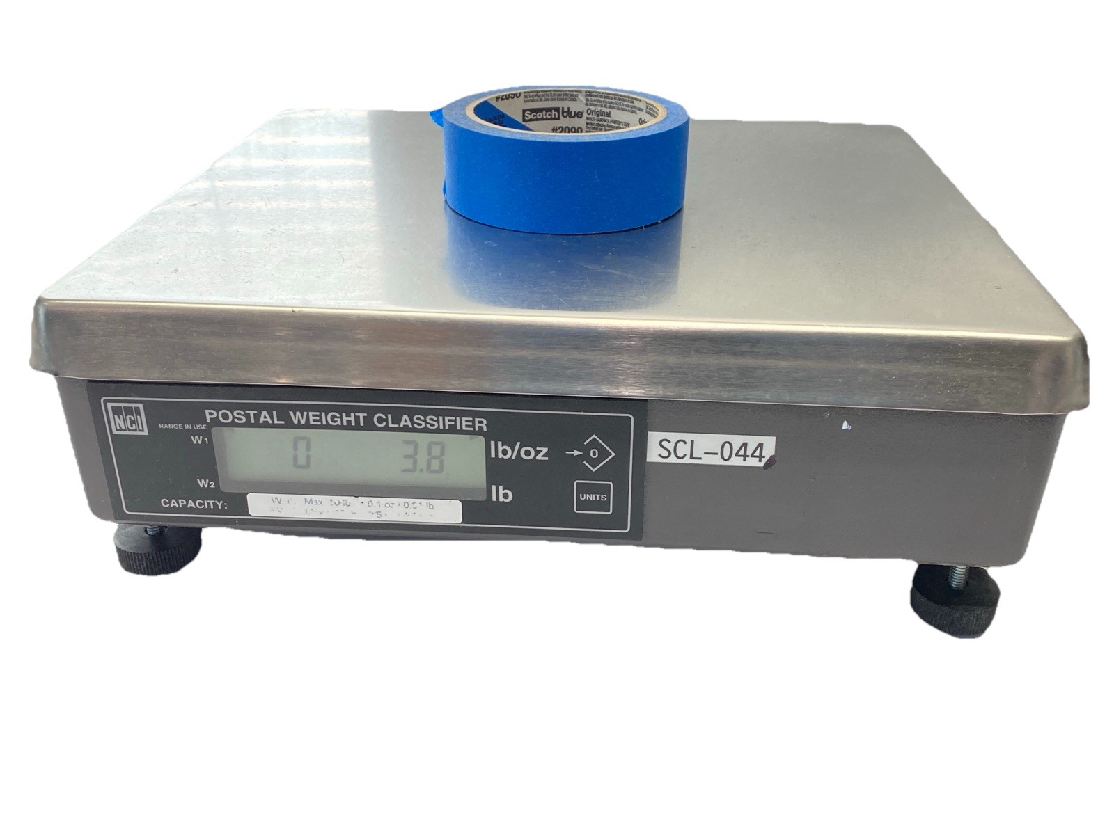 Weigh-Tronix NCI 7620-50 Digital Scale With Power Supply 100lbs Max