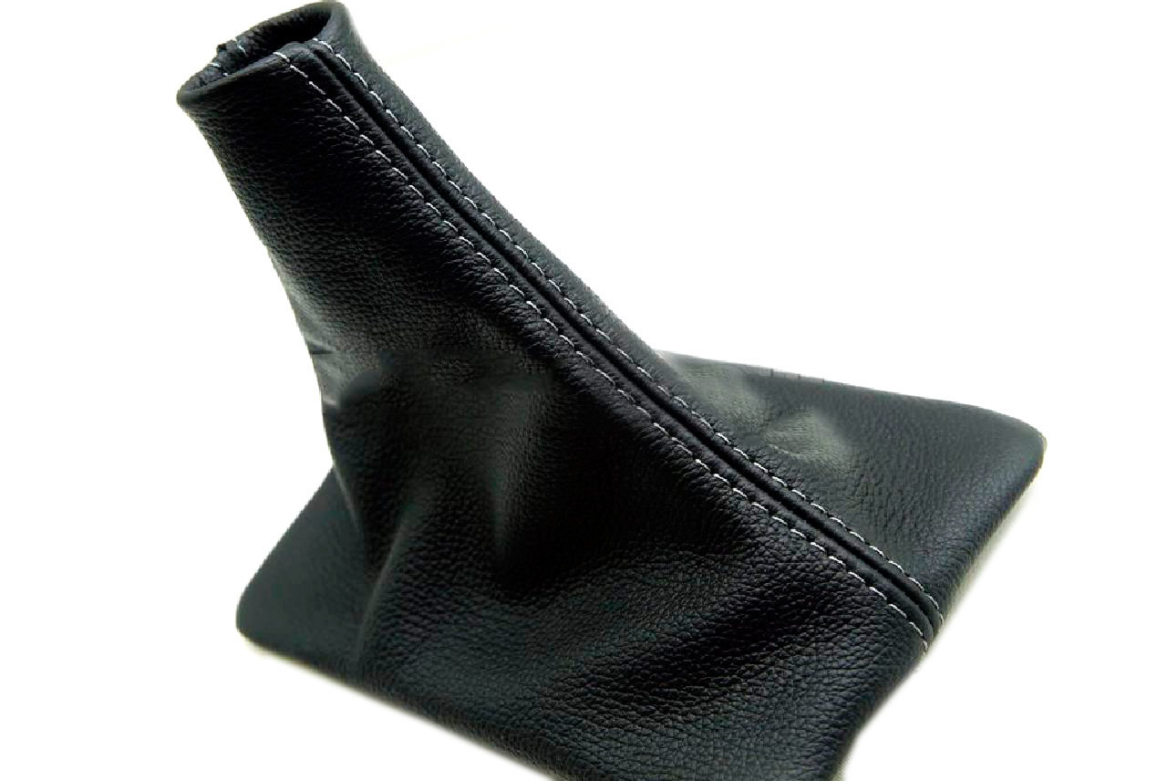 Manual Shift Boot Replacement PVC Leather Fit for Ford Mustang 05-09 Gray Stitch