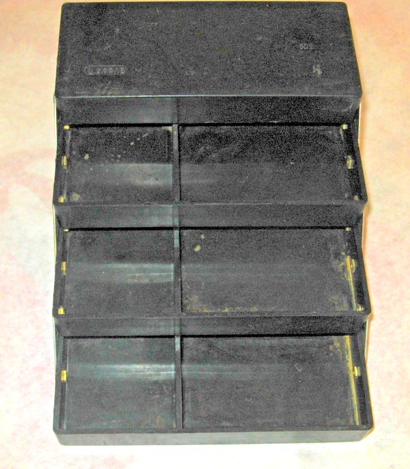 VTGart deco  CANTILEVER ACCORDION 3-tier BOX WATCHMAKER JEWELER TOOL PART
