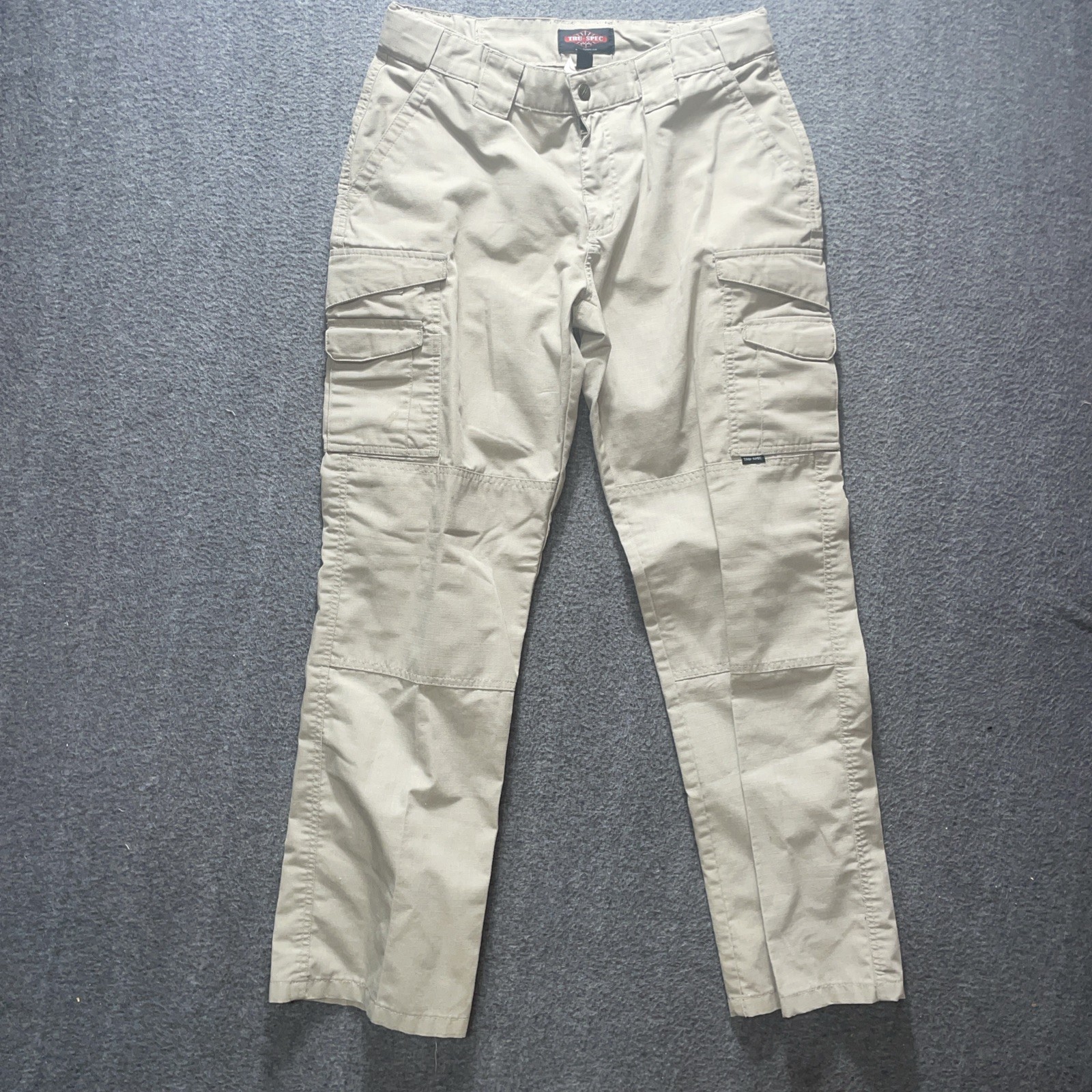 TRU-SPEC Khaki Poly Cotton Tactical Rip-Stop Pants Police ~ Women's 12/32
