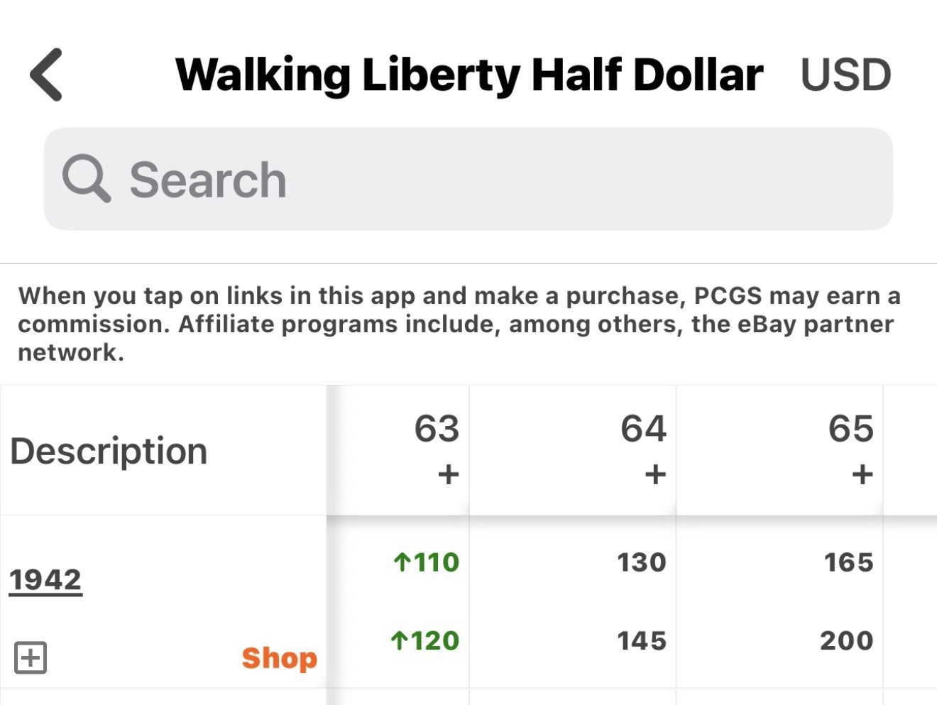 1942 Walking Liberty Half Dollar UNCIRCULATED BS42