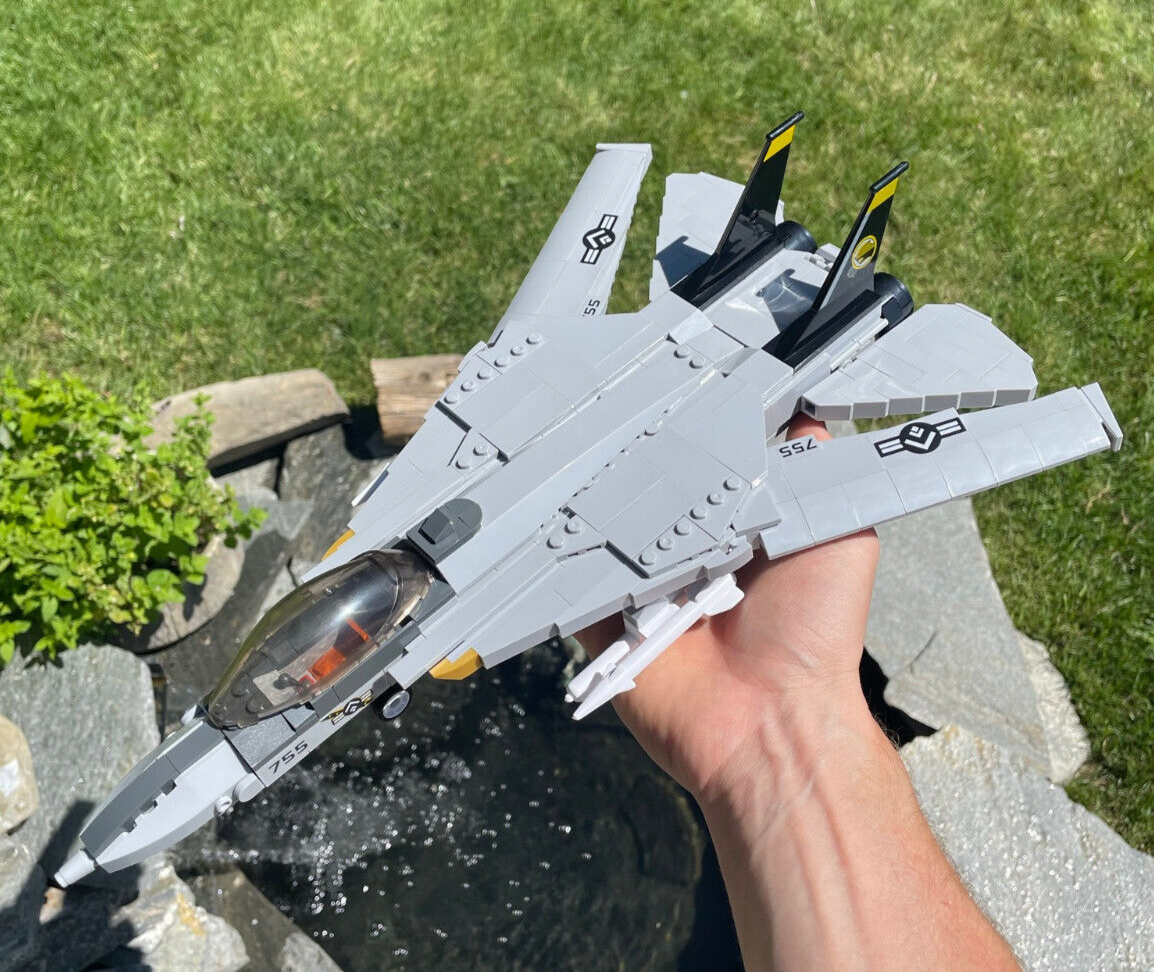 F-14 Tomcat Fighter Jet Building Blocks Military Bricks Model in Authentic Box