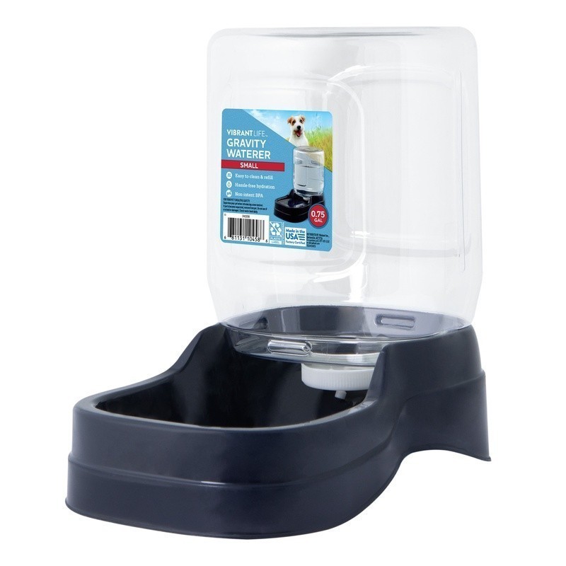 Gravity Pet Water Dispenser Extra Large 4 Gallon Automatic Hydration Dogs Cats