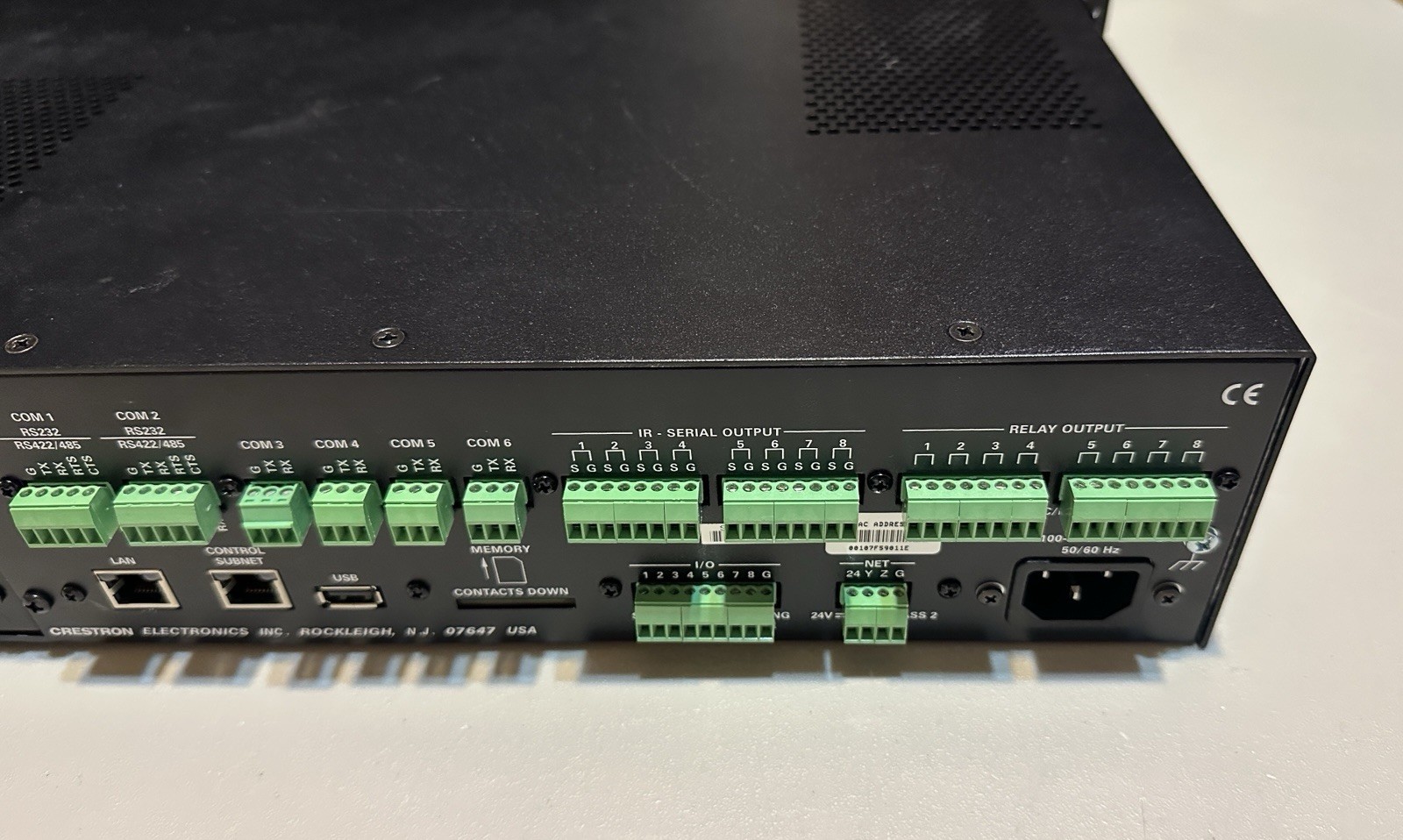 Crestron PRO3 Control Processor + 1 Crestron C3COM-3 Card [USED]
