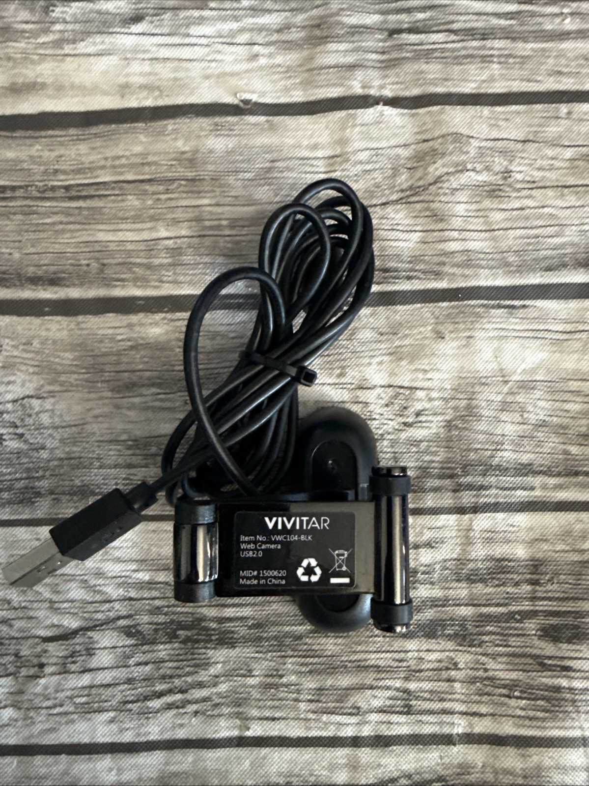 Vivitar VWC104BLK HD Quality Digital Web Camera and Microphone