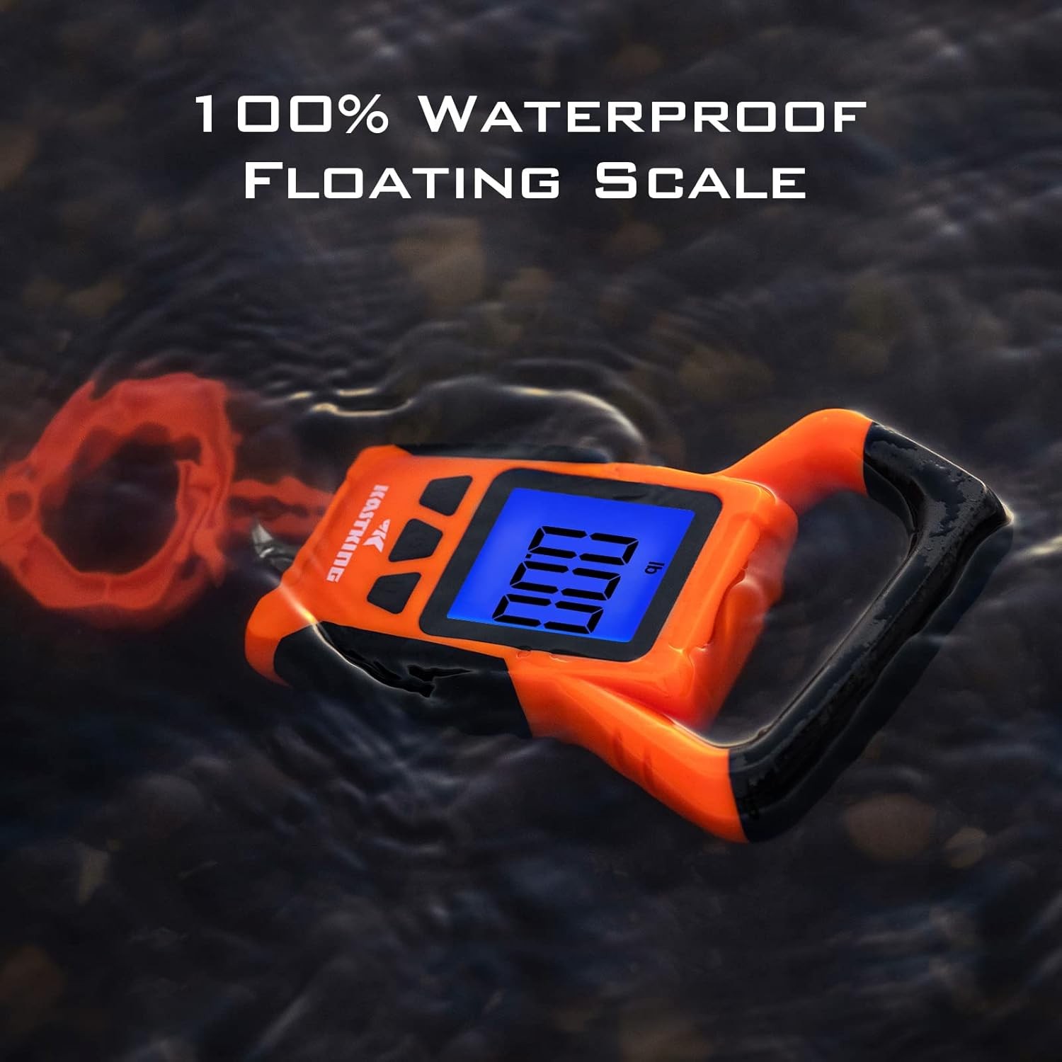 Fish Scale WideView Floating Waterproof Digital Scale 2.5” Large LCD Display