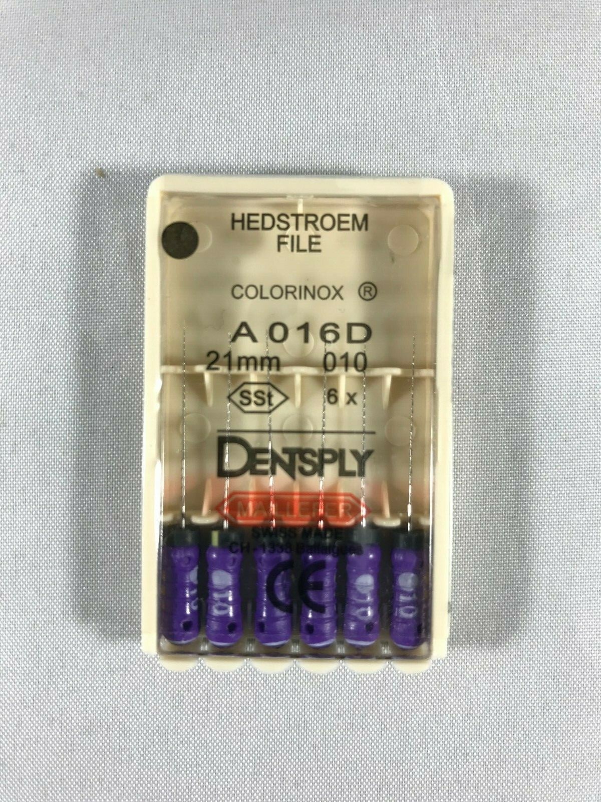 Dentsply Maillefer H-file Endodontic stainless steel 21mm All sizes 30 files/pk