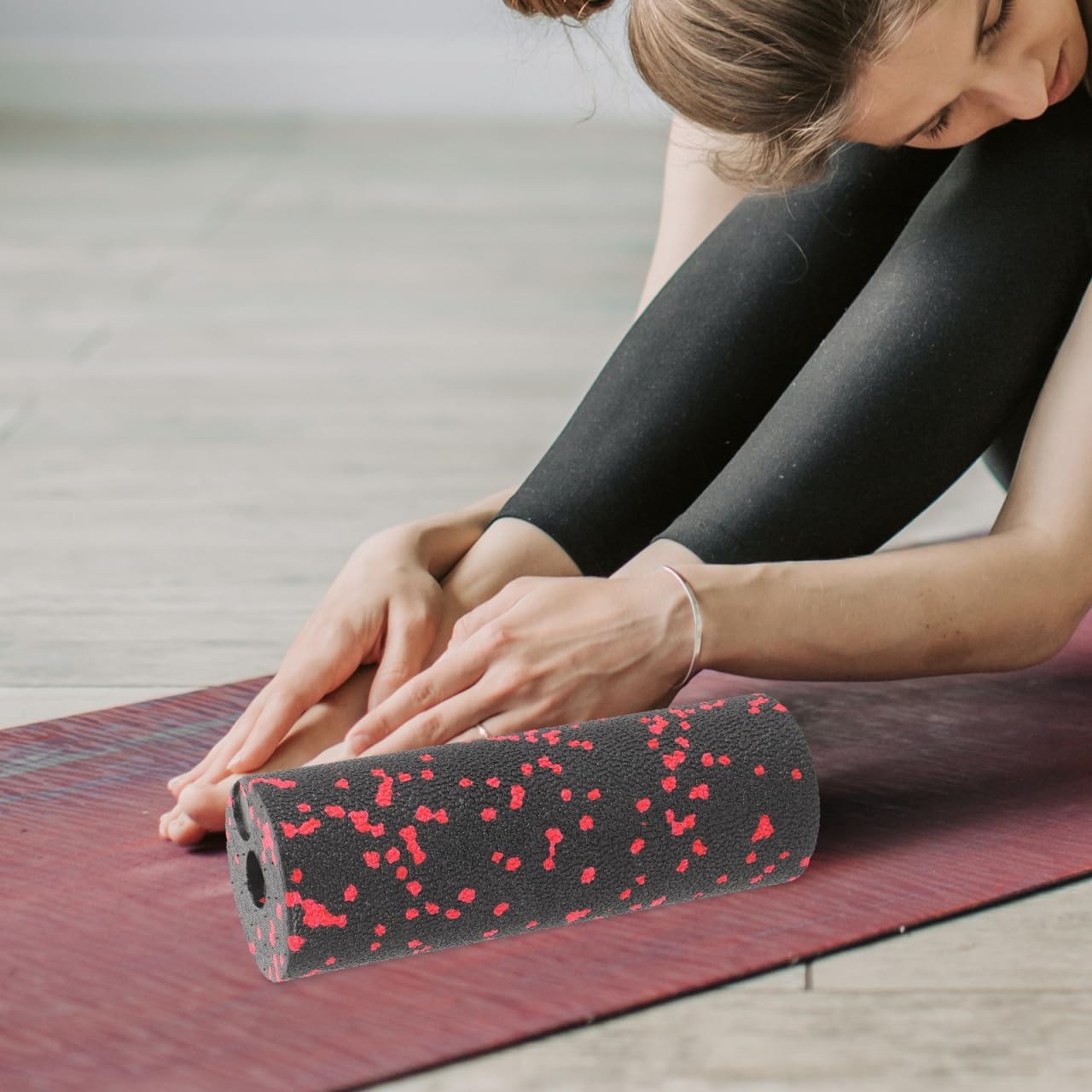 POPETPOP Mini Foam Roller 5.9In EPP High-Density Trigger Point As Shown